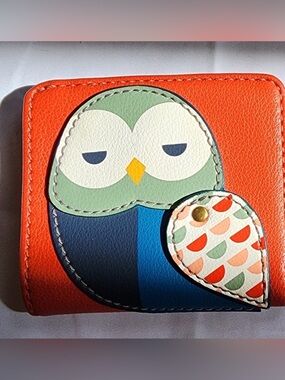 Fossil Madison Bifold Owl Wallet
